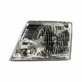 Sherman Parts Left Hand Headlamp for 2002-2005 Ford Explorer SHE584C-150L